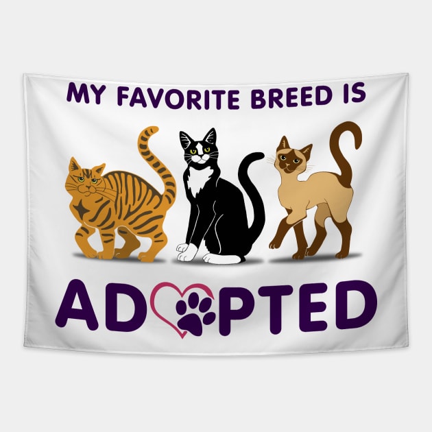 My Favorite Breed is Adopted Tapestry by ferinefire