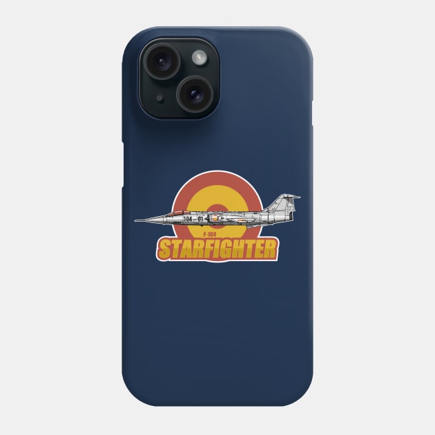 Spanish F-104 Starfighter Phone Case by Tailgunnerstudios