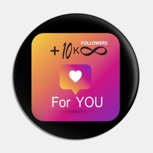 +10k Followers and infinity Likes For You Instagram Wishes and Gifts Idea Pin