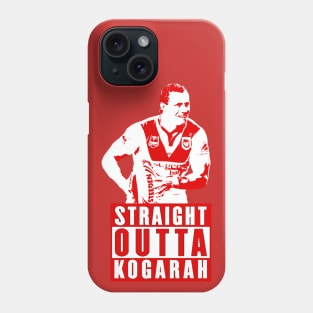 St. George Illawarra Dragons - Mark Gasnier - STRAIGHT OUTTA KOGARAH Phone Case