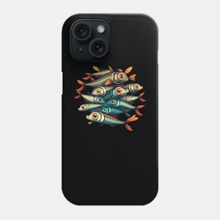 anchovies ocean Phone Case