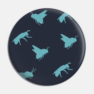 Apiary (Aquatic Blue) Pin