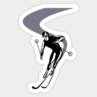 Sticker Ski Slalom - Sticker A moi