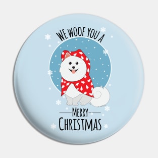 Christmas gift for Samoyed mom or Dad or samoyed lover t-shirt Pin