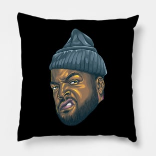 Ice cube art Design Pillow