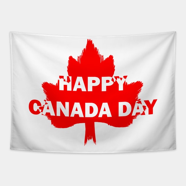 canada day Tapestry by ILLUSTRATION FRIEND