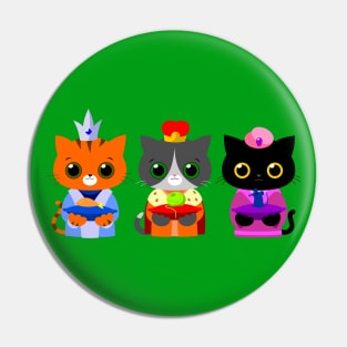 The Magi Cats Pin