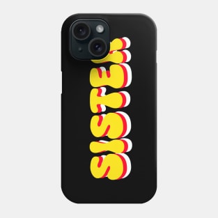 Cool amazing retro sister Phone Case