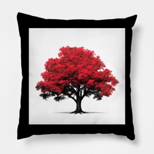 Pin oak tree Pillow