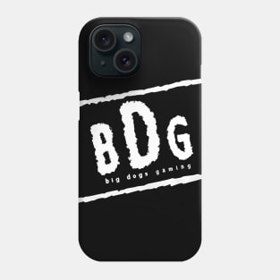 Big Dogs Gaming - B.D.G Logo White/Tilt T-Shirt Phone Case