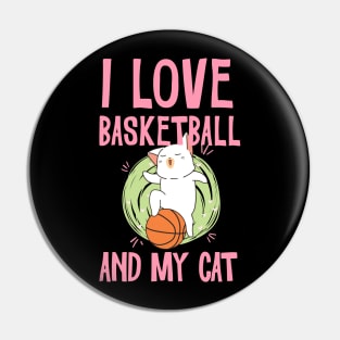 I love basketball and my cat Pin