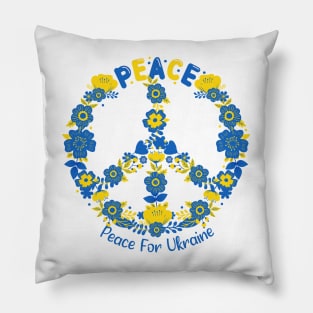 Peace for Ukraine Pillow