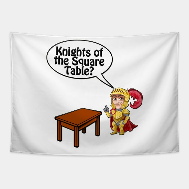 Knights of the Square Table Tapestry by gorff