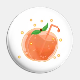 Peach Juice Pin