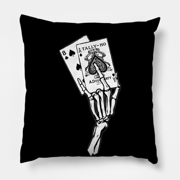 Dead Man's Hand Pillow by Skush™