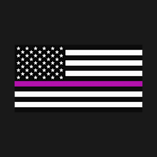 Thin Pink Line American Flag T-Shirt