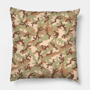 Desert Camouflage Pattern Pillow