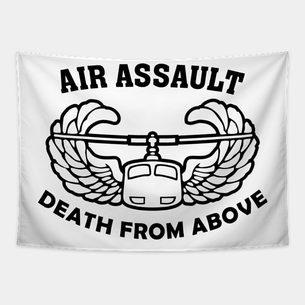 Mod.12 The Sabalauski Air Assault School Death from Above Tapestry by parashop