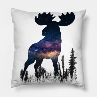 Moose Animal Forest Wild Nature World Free Land Pillow