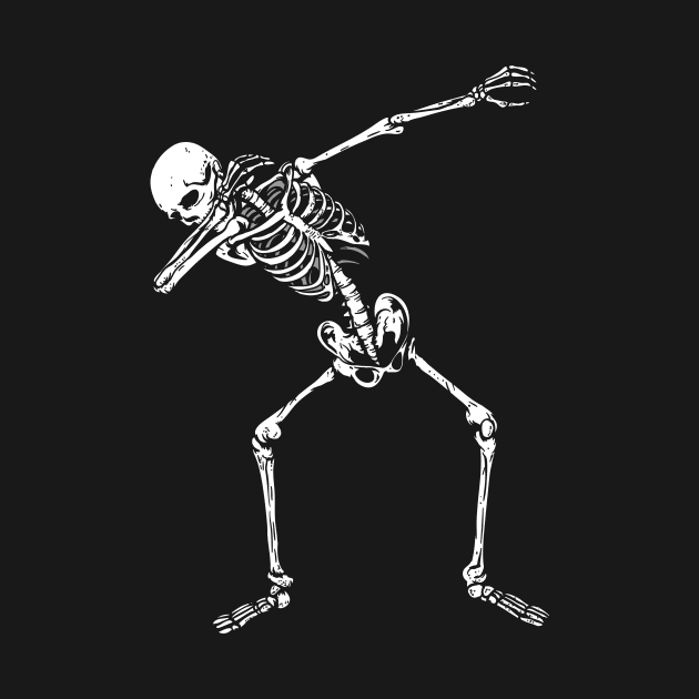 Dabbing Skeleton Halloween by Eugenex