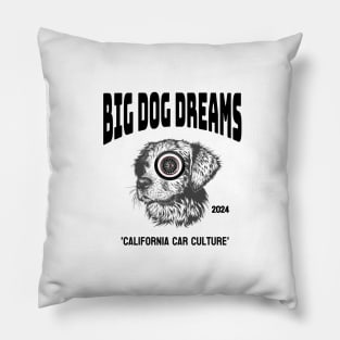 Big Dog Dreams California Car Culture Show Pillow