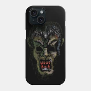 Dark-eyed Wolf Man Phone Case