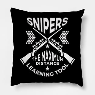 Snipers The Maximum Distance Learning Tool Pillow