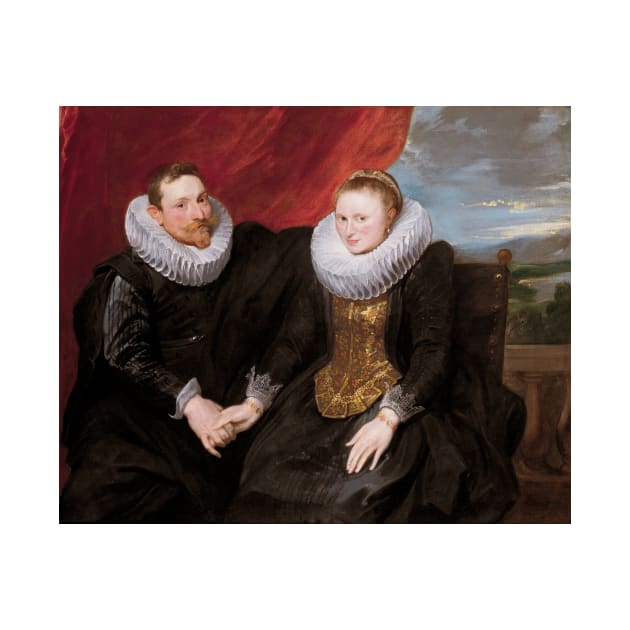 A Married Couple by Anthony van Dyck by Classic Art Stall