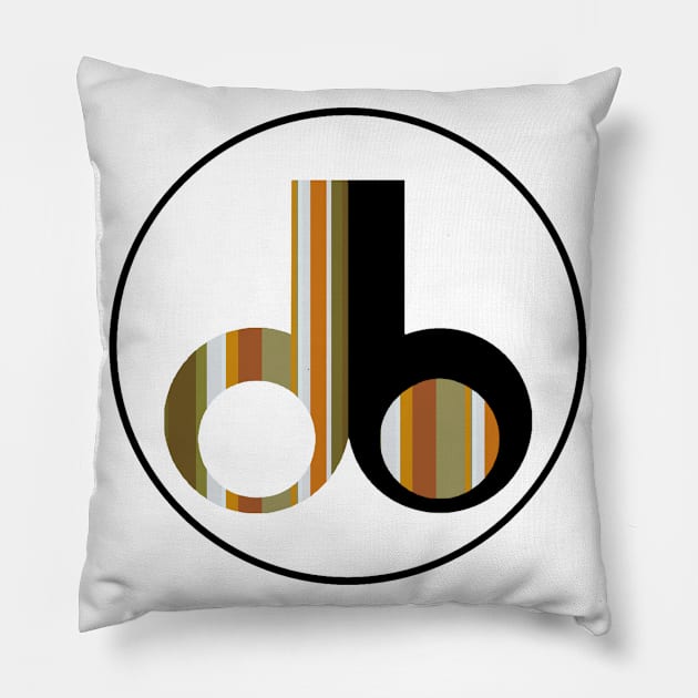 70's Wallpaper Pillow by doublebeta