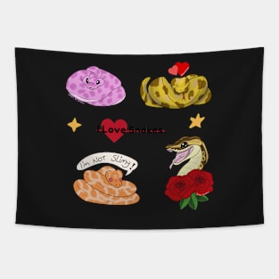 I Love Snakes Sticker Pack Tapestry