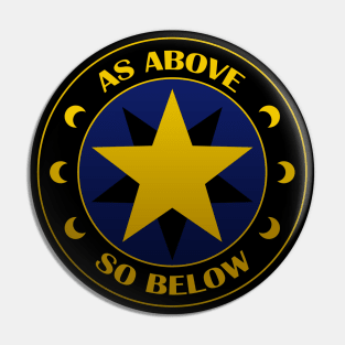 As above so below Pin