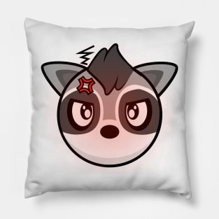 The Angry Trash Panda Pillow