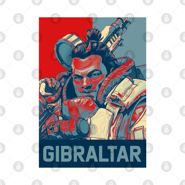 Gibraltar apex legends by mrcatguys