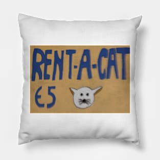 RENT A CAT 5€ Pillow