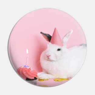 Birthday Rabbit Pin