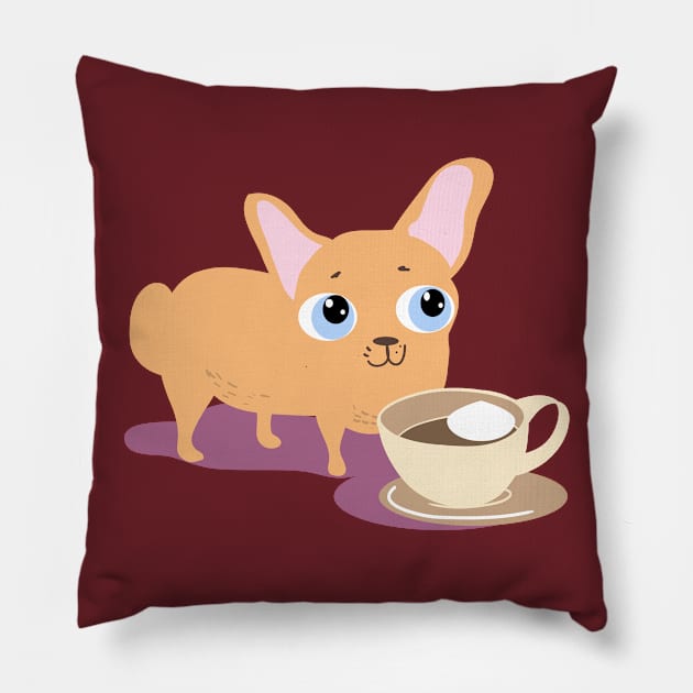 Coffee time Pillow by kdegtiareva