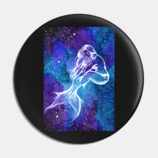 Galaxy Mermaid Pin