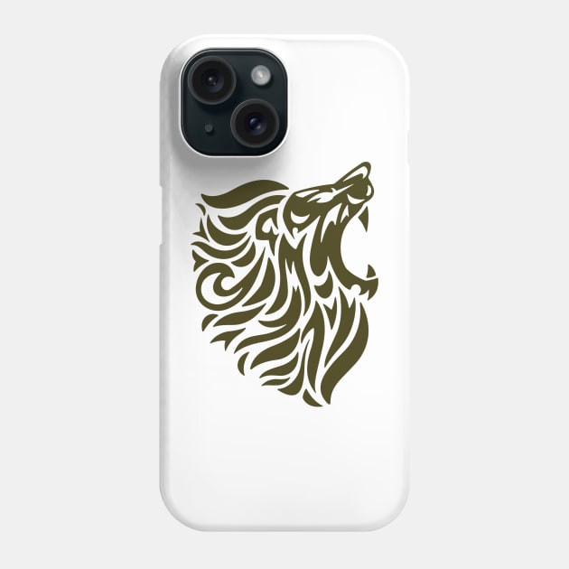 African Lion Inspired Phone Case by Senzsiafrica