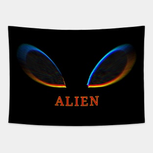 ALIEN glitch eyes Tapestry