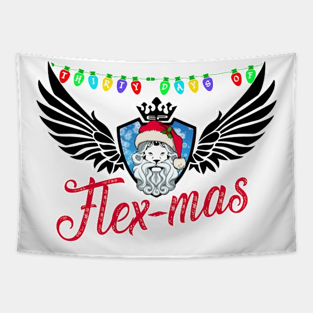 Thirty Days of Flex-mas Tapestry by Killer Squid Creations