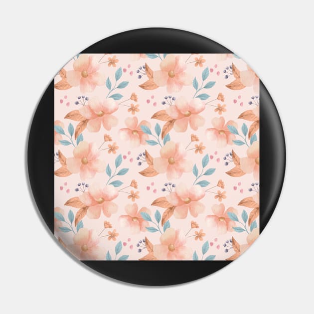 Pastel blossom pattern | Relax Pin by MrDoze