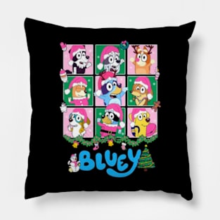 bluey cristmas Pillow