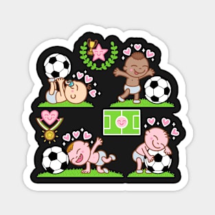 baby-soccer Magnet