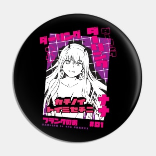 Zero Two Over Kawaii Pin