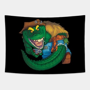 Leatherhead The Ragin' Cajun Gator Tapestry