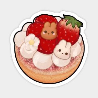 Strawberry Dessert Magnet