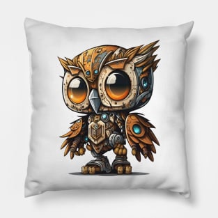 Robot Owl Pillow