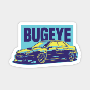 Subie Bugeye JDM Sport Car Magnet