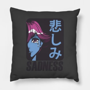 SAD Anime Girl Pillow