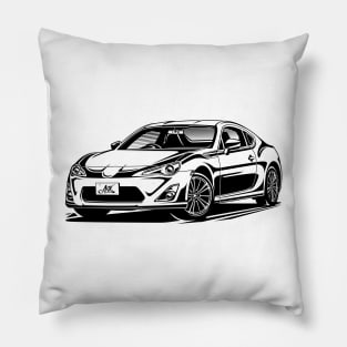 EUROBEAT INTENSIFIES - GT86 full-body version Pillow